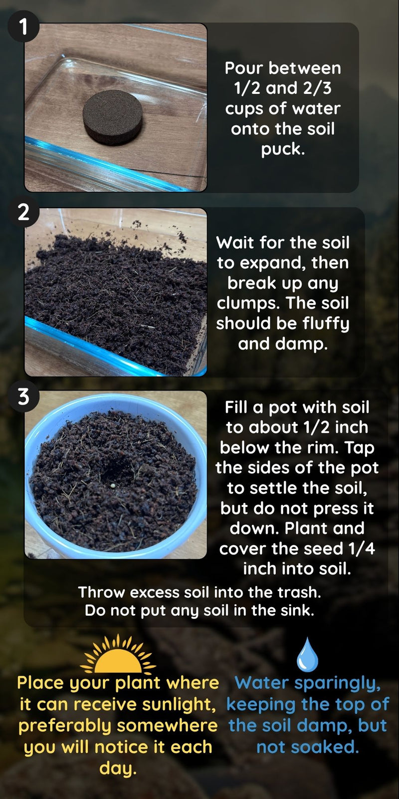 Instruction Card